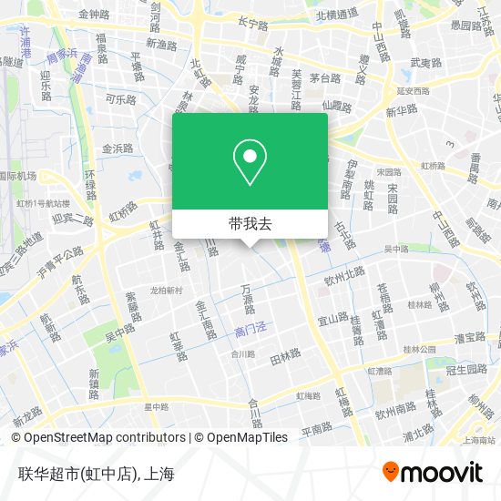 联华超市(虹中店)地图
