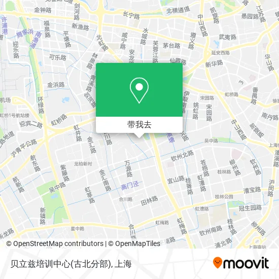 贝立兹培训中心(古北分部)地图