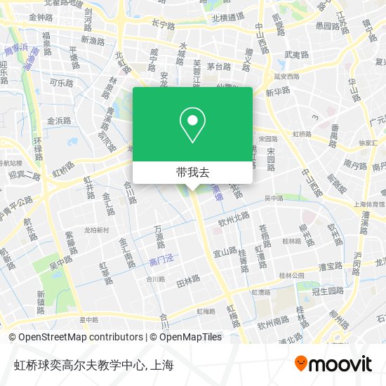 虹桥球奕高尔夫教学中心地图