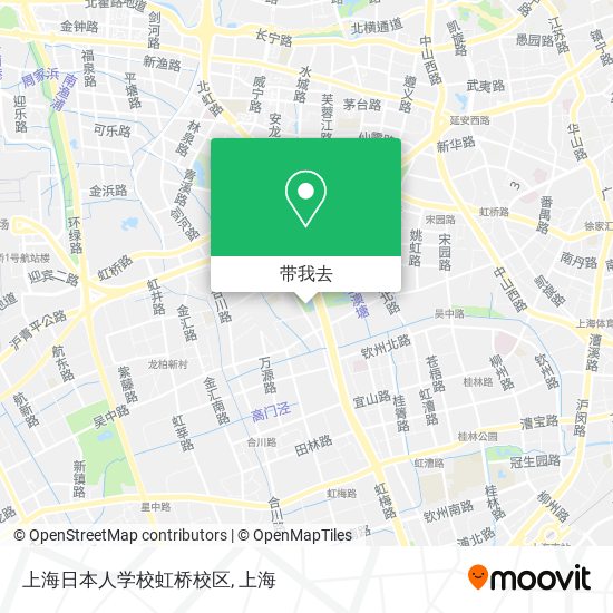 上海日本人学校虹桥校区地图