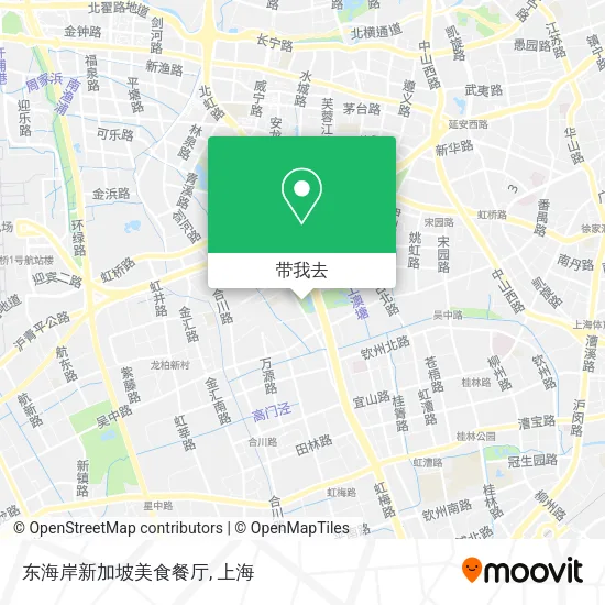 东海岸新加坡美食餐厅地图