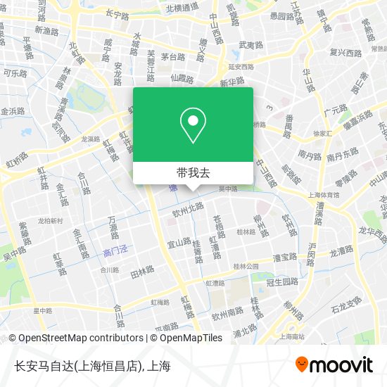 长安马自达(上海恒昌店)地图