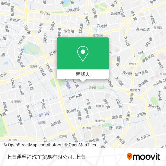 上海通孚祥汽车贸易有限公司地图