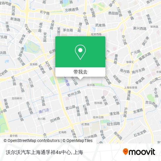 沃尔沃汽车上海通孚祥4s中心地图