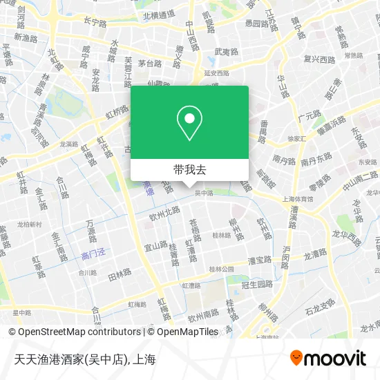 天天渔港酒家(吴中店)地图