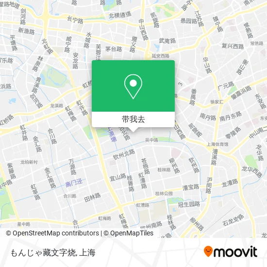 もんじゃ藏文字烧地图