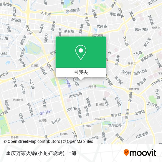 重庆万家火锅(小龙虾烧烤)地图