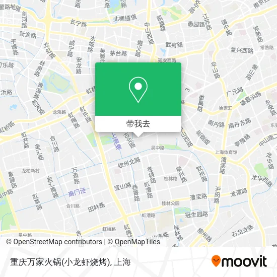 重庆万家火锅(小龙虾烧烤)地图