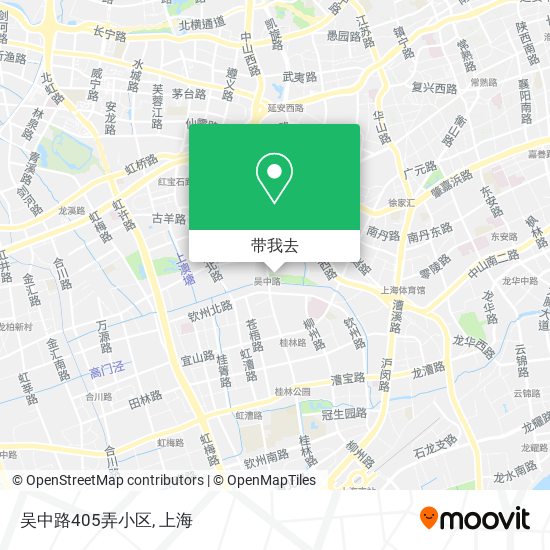 吴中路405弄小区地图