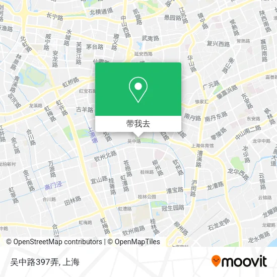 吴中路397弄地图
