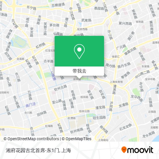 湘府花园古北首席-东1门地图