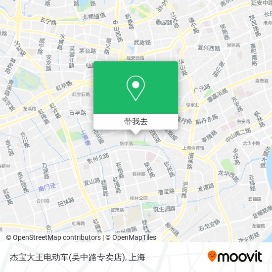 杰宝大王电动车(吴中路专卖店)地图