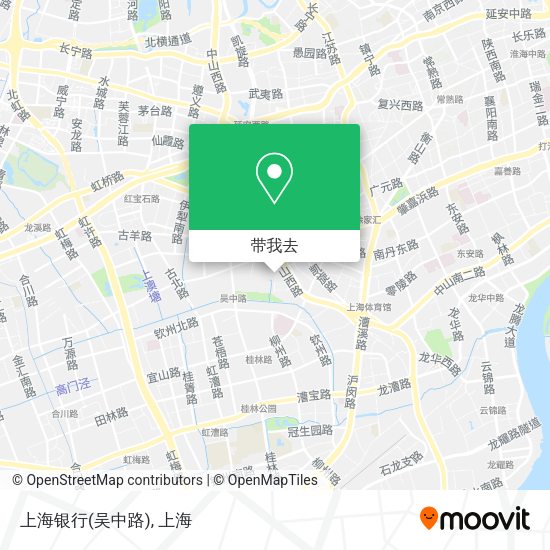 上海银行(吴中路)地图