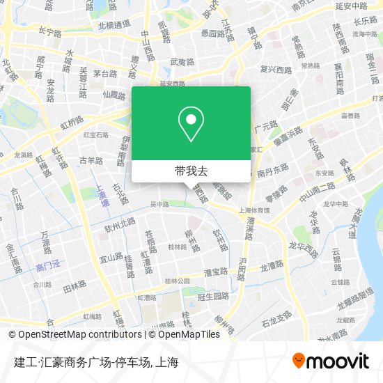 建工·汇豪商务广场-停车场地图