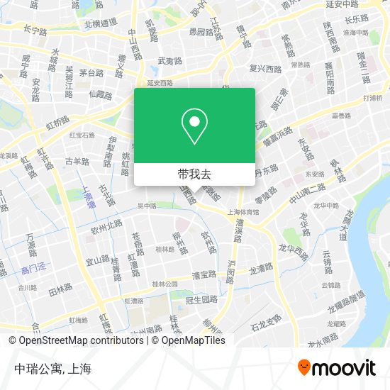 中瑞公寓地图