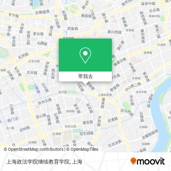 上海政法学院继续教育学院地图