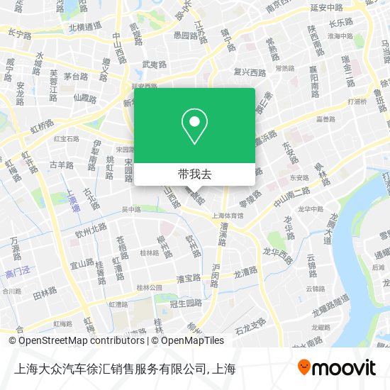 上海大众汽车徐汇销售服务有限公司地图