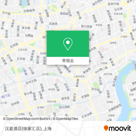 汉庭酒店(徐家汇店)地图