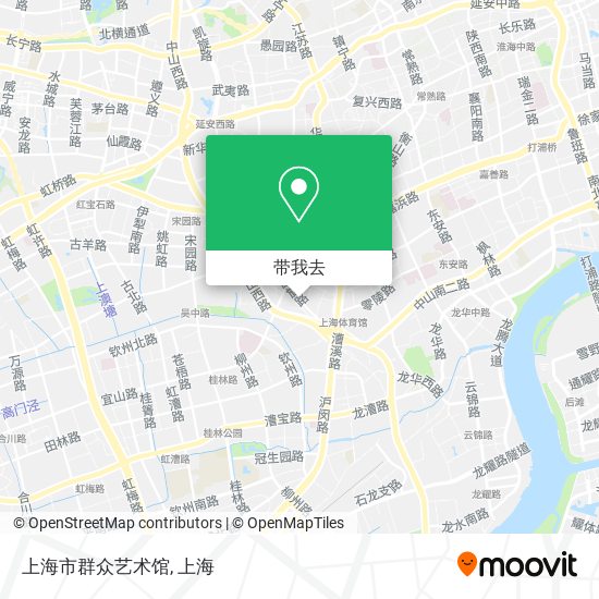 上海市群众艺术馆地图