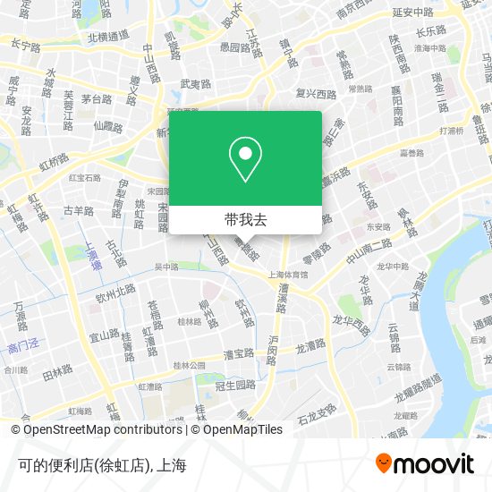 可的便利店(徐虹店)地图