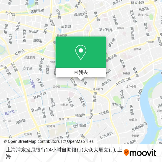 上海浦东发展银行24小时自助银行(大众大厦支行)地图