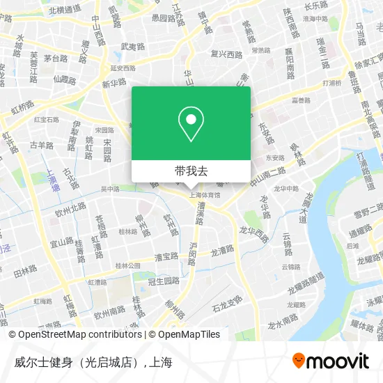 威尔士健身（光启城店）地图