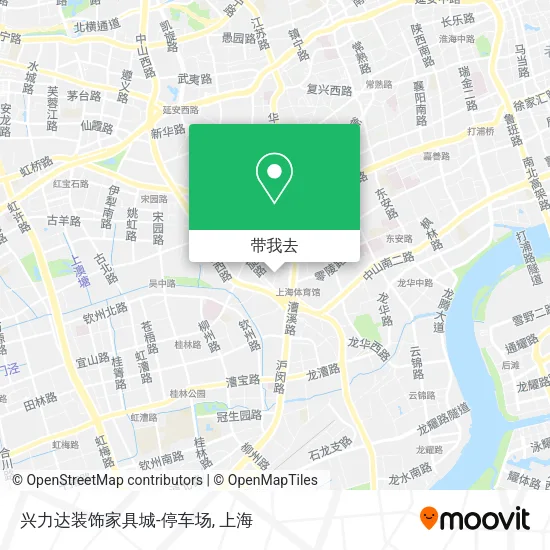 兴力达装饰家具城-停车场地图