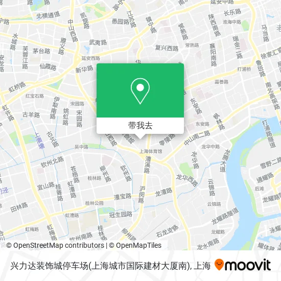 兴力达装饰城停车场(上海城市国际建材大厦南)地图
