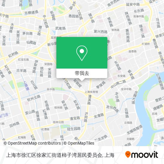 上海市徐汇区徐家汇街道柿子湾居民委员会地图