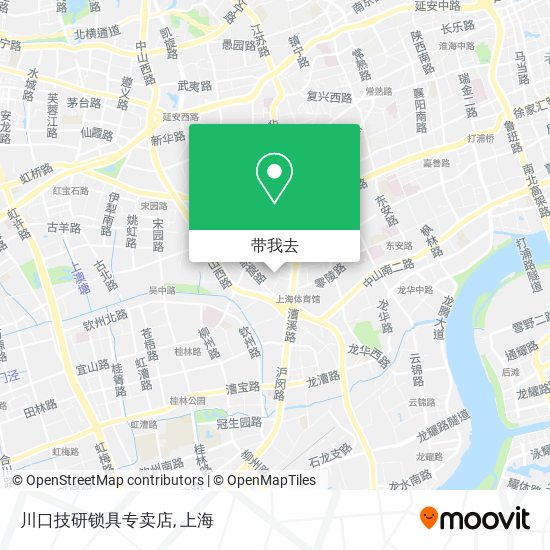 川口技研锁具专卖店地图