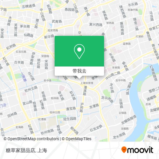 糖草家甜品店地图