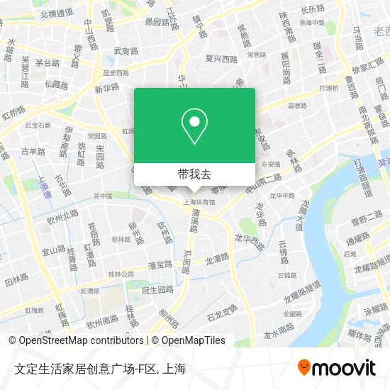 文定生活家居创意广场-F区地图