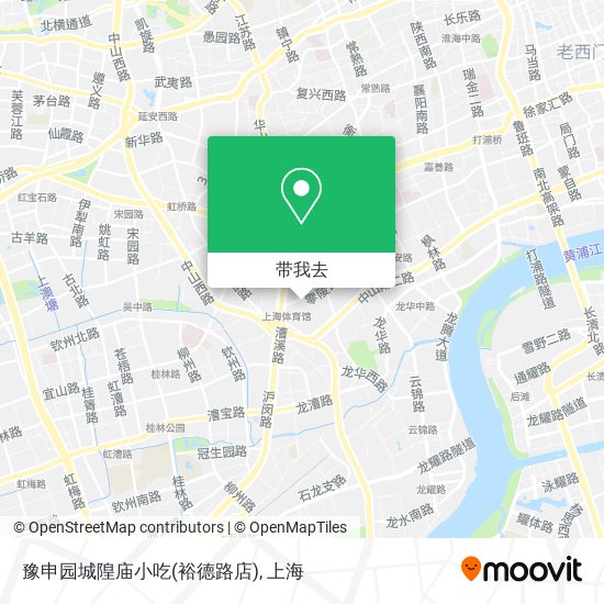 豫申园城隍庙小吃(裕德路店)地图