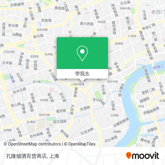 孔隆烟酒百货商店地图