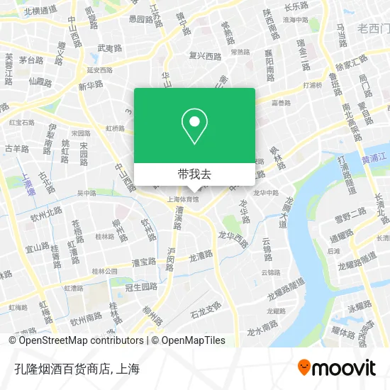 孔隆烟酒百货商店地图