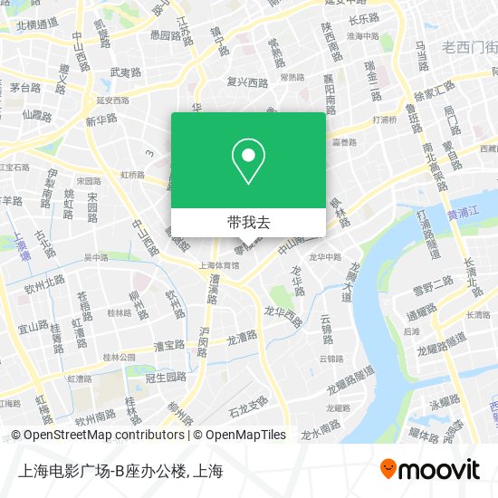 上海电影广场-B座办公楼地图