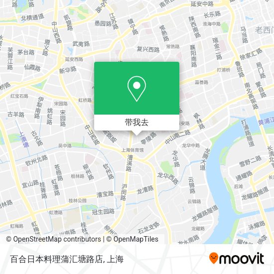百合日本料理蒲汇塘路店地图