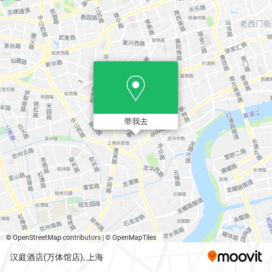 汉庭酒店(万体馆店)地图