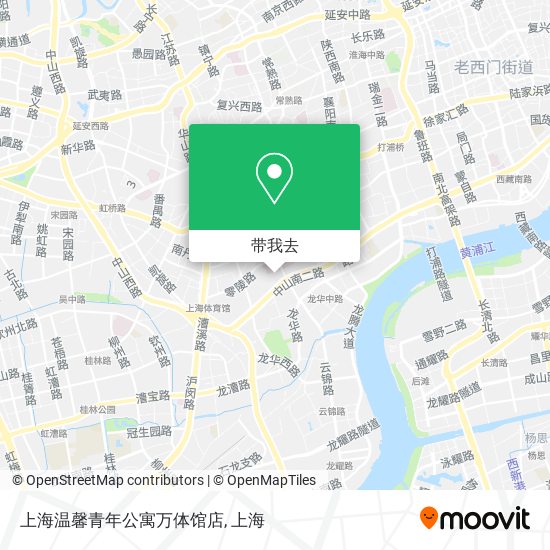 上海温馨青年公寓万体馆店地图