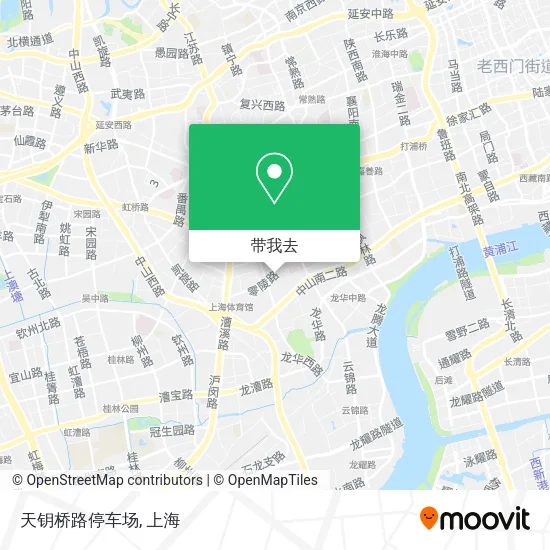 天钥桥路停车场地图