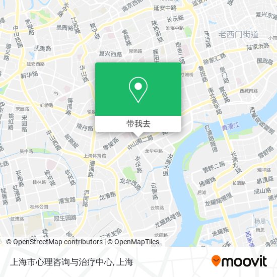 上海市心理咨询与治疗中心地图