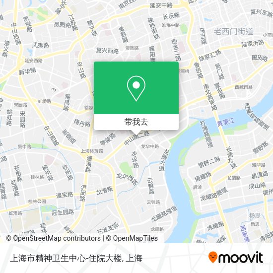 上海市精神卫生中心-住院大楼地图