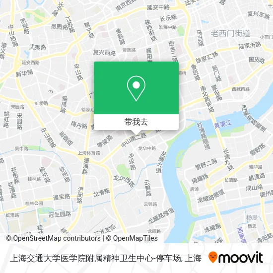 上海交通大学医学院附属精神卫生中心-停车场地图