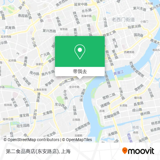 第二食品商店(东安路店)地图