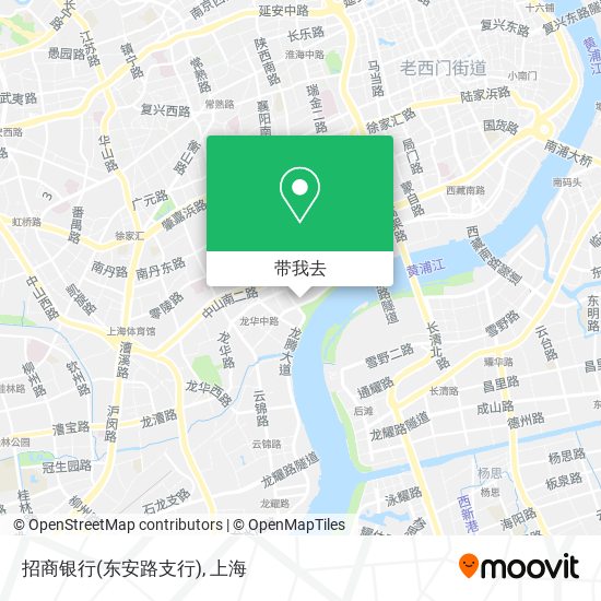 招商银行(东安路支行)地图