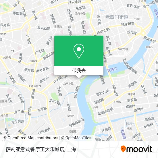 萨莉亚意式餐厅正大乐城店地图