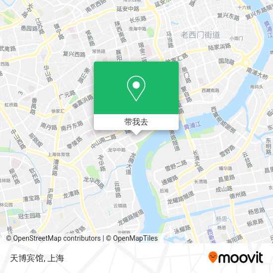 天博宾馆地图