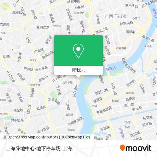 上海绿地中心-地下停车场地图