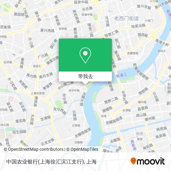 中国农业银行(上海徐汇滨江支行)地图