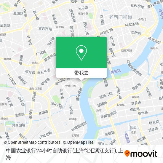 中国农业银行24小时自助银行(上海徐汇滨江支行)地图